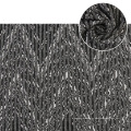 Индийские жаккардовые ткани Hacci Polyester Rayon Spandex Stripe Жаккард ткань